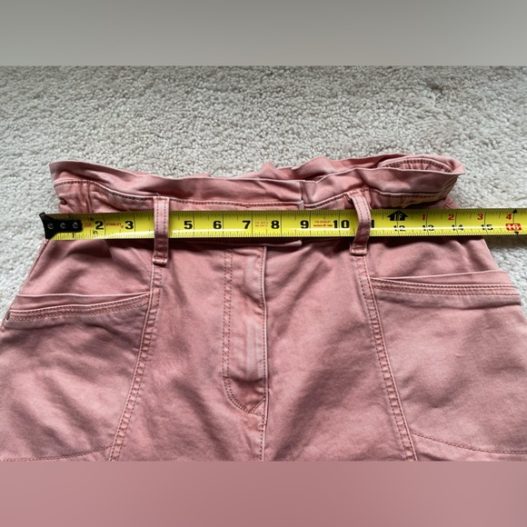 New SO High Rise Waist Utility Pants Junior Size 7 Pink - Picture 8 of 10